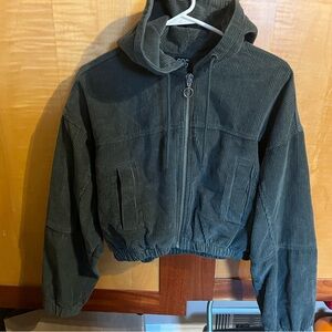 BDG Corduroy Zip-Up Jacket cropped